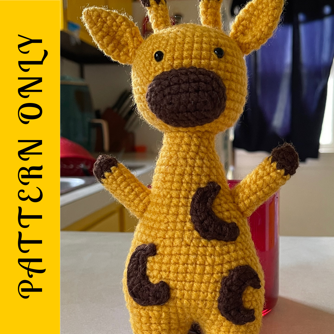 Giraffe with Moon Spots - Crochet Pattern