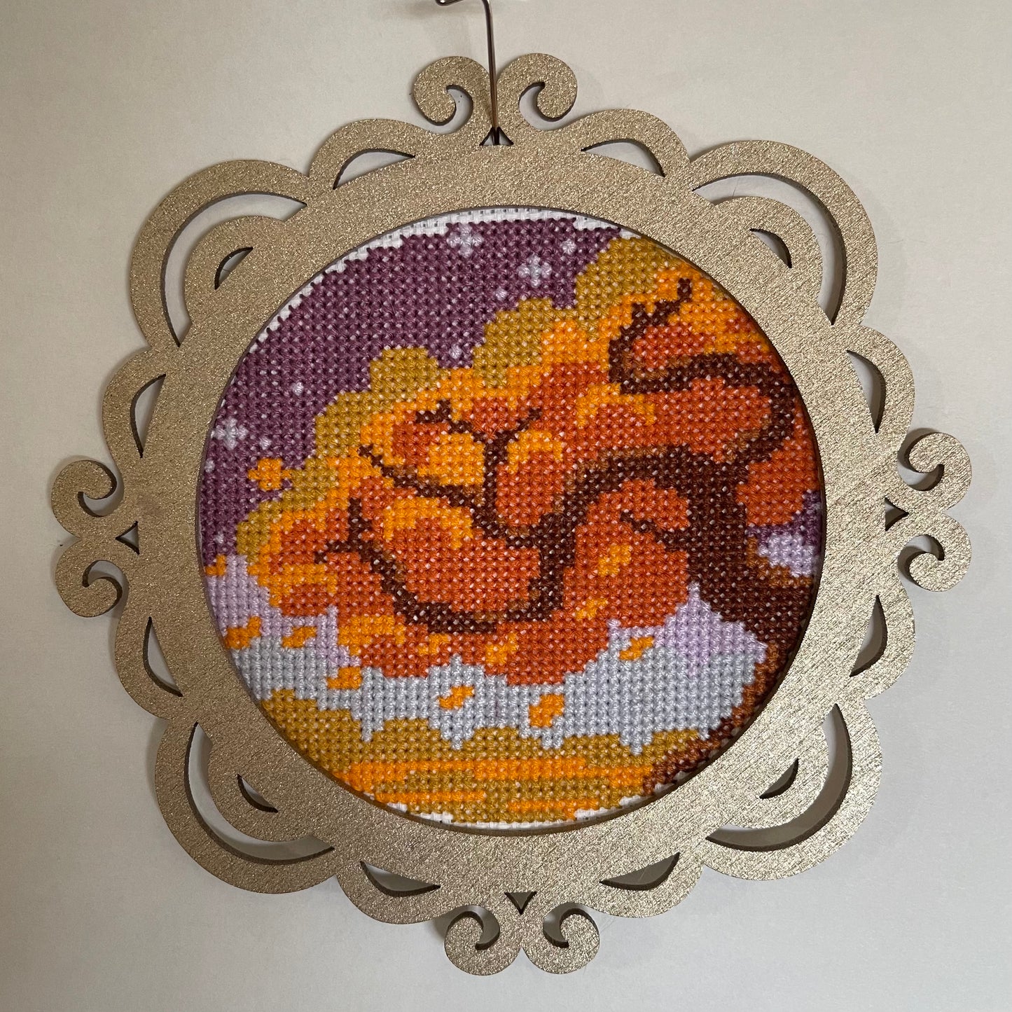 Tree - Framed Cross Stitch