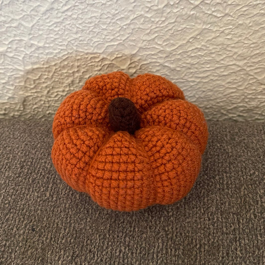 Large Burnt Orange Pumpkin