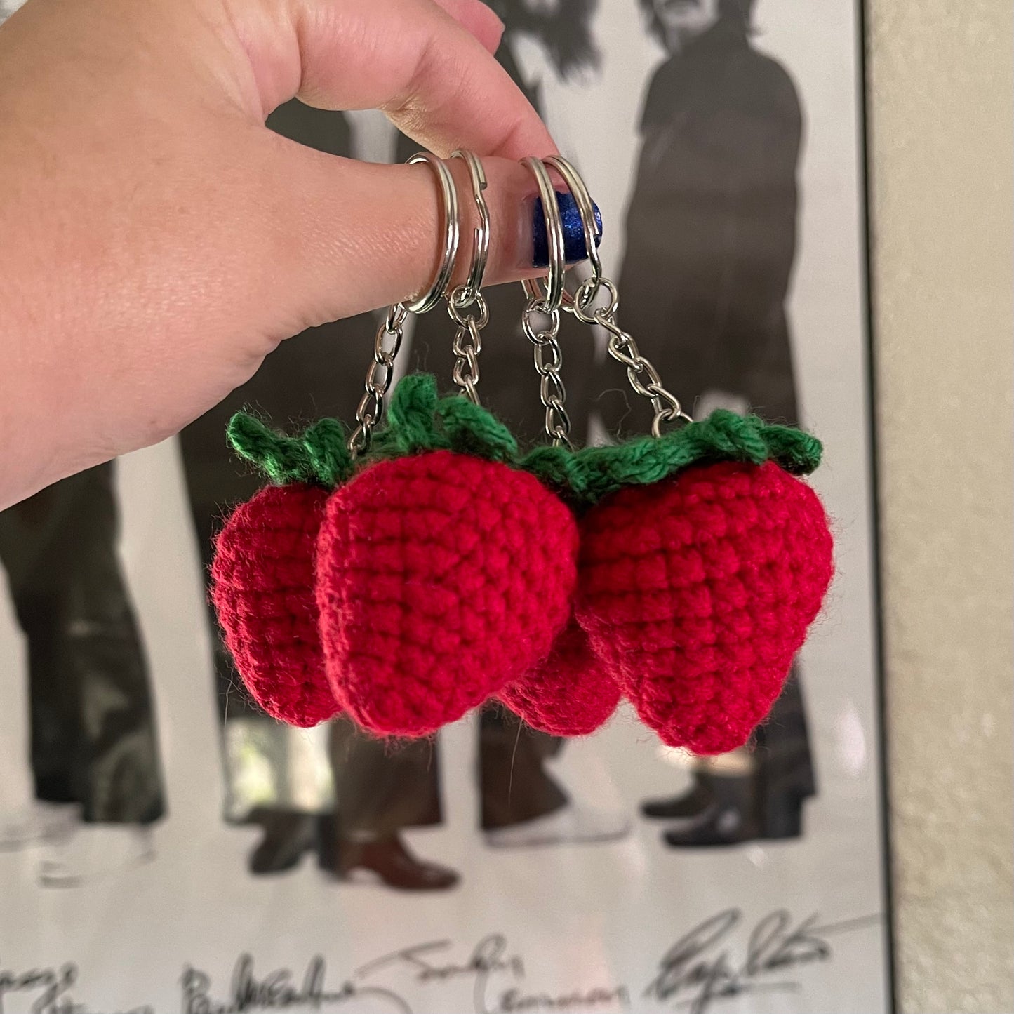 Strawberry Keychain