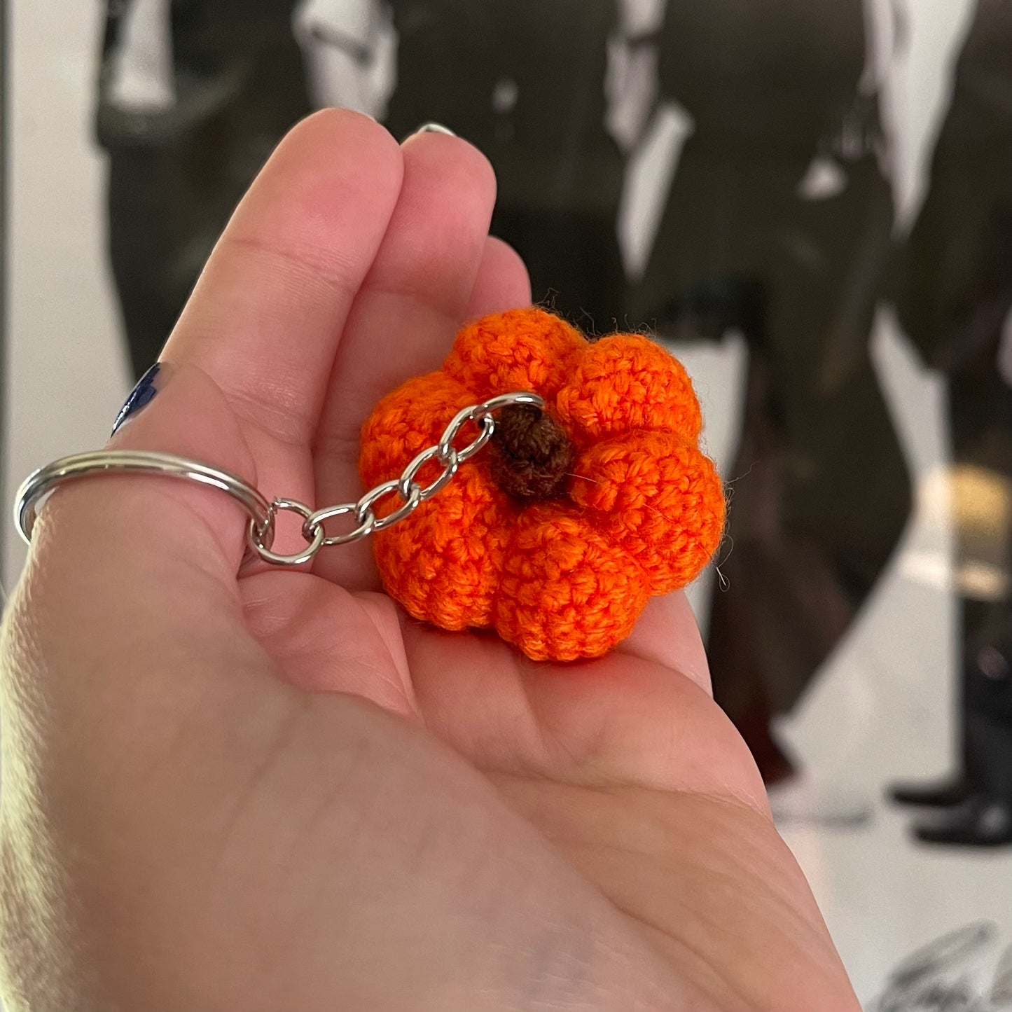 Pumpkin Keychain